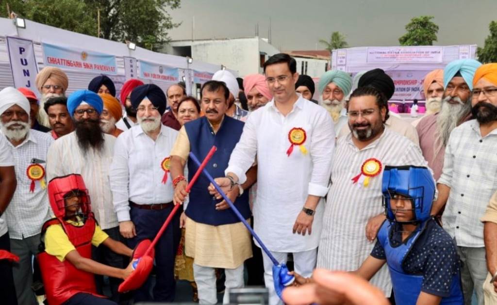 विरासती खेल 13वीं राष्ट्रीय गतका चैंपियनशिप का भिलाई में शानोशौकत के साथ आगाज